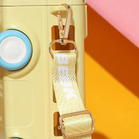 500ml Premium Cute Bus Design Kids Water Bottle - Yellow