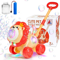 Rechargeable Cute Pet Lion Bubble Machine