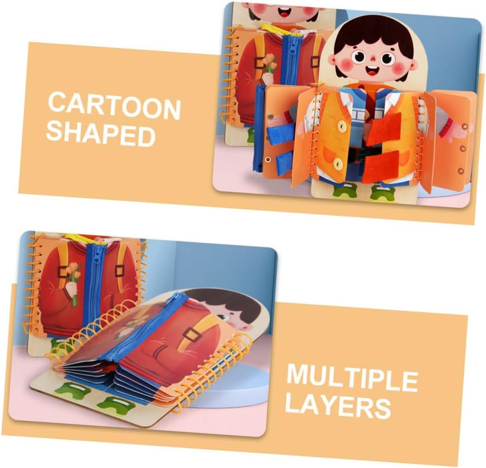 Multi-functional Wooden Montessori Busy Board