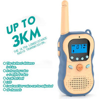 2Pcs Kids Voice Changer Walkie Talkie