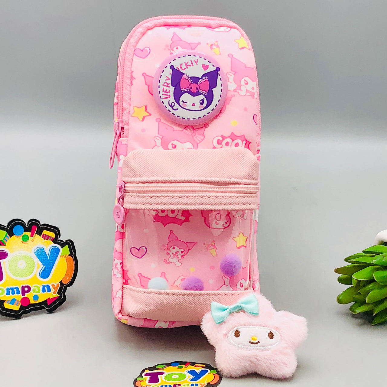 Premium Kuromi Themed Kids Pencil Pouch