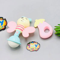 8Pcs Premium Baby Rattle & Teether Set