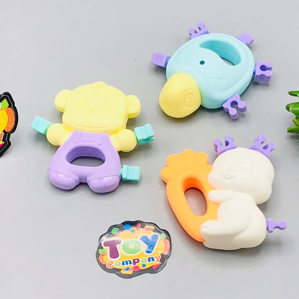 8Pcs Premium Baby Rattle & Teether Set