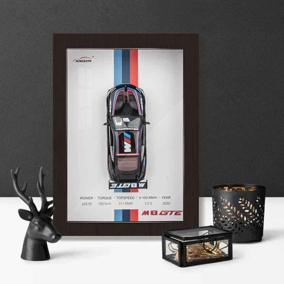 8Pcs Complete Set of 3D Frame Diecast Models