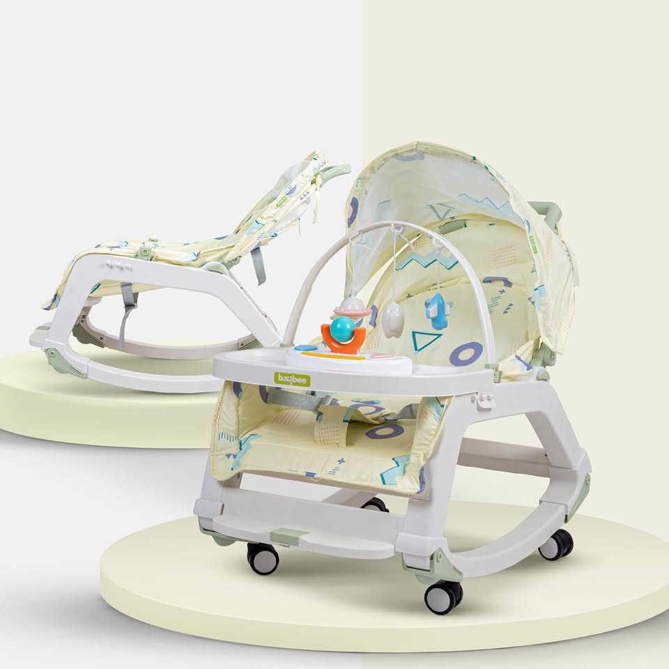 5in1 Baby Dinning Chair With Light & Music - Green