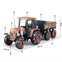 Diecast Vintage Tractor Model With Light & Sound