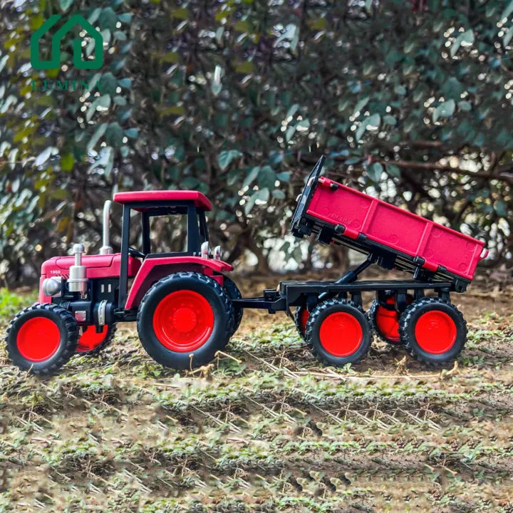 Diecast Vintage Tractor Model With Light & Sound
