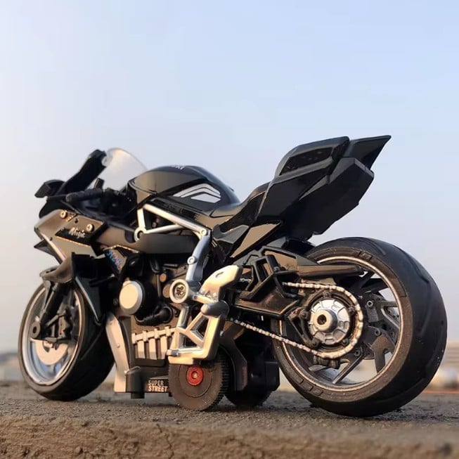 1:12 Diecast Kawasaki Ninja H2R Bike Model