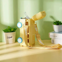 500ml Premium Cute Bus Design Kids Water Bottle - Yellow