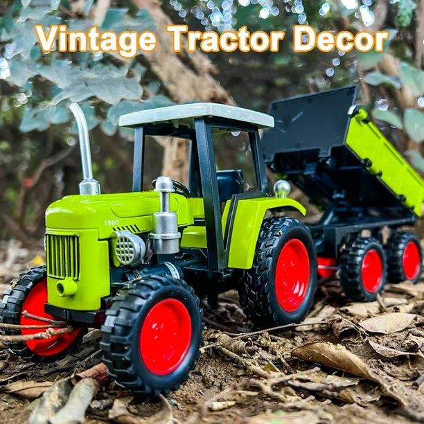 Diecast Vintage Tractor Model With Light & Sound