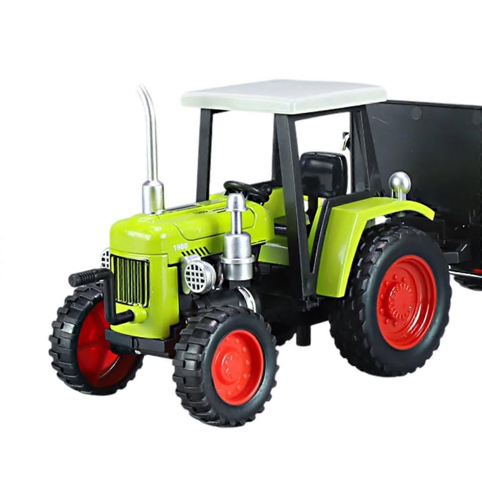 Diecast Vintage Tractor Model With Light & Sound
