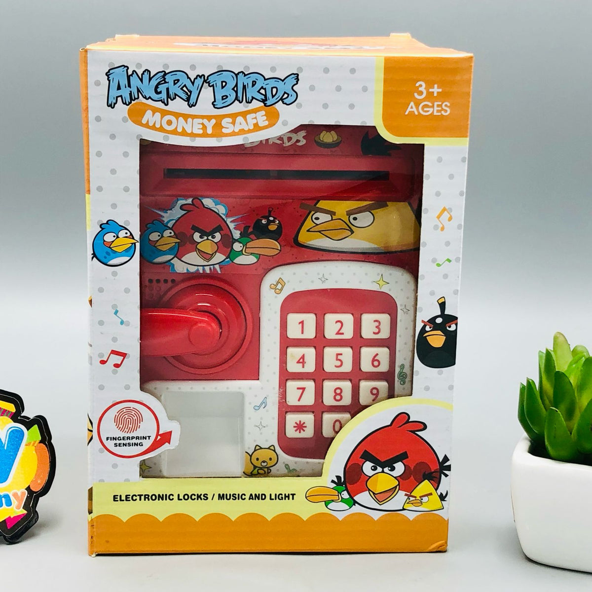 Angry Bird ATM Bank with Finger Print & Password Lock
