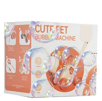 Rechargeable Cute Pet Lion Bubble Machine