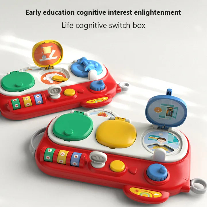 Huanger Manual Baby Puzzle Busy Board