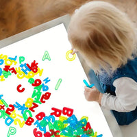 66Pcs Transparent Number & Letters Set With Storage Box