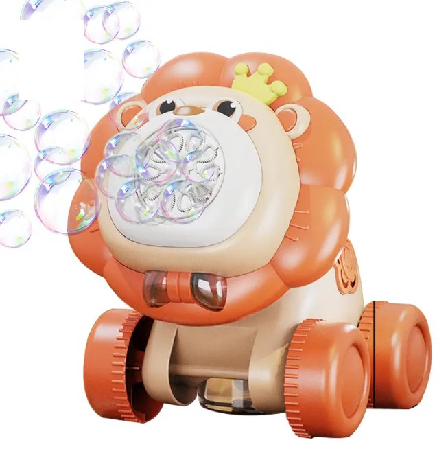 Rechargeable Cute Pet Lion Bubble Machine