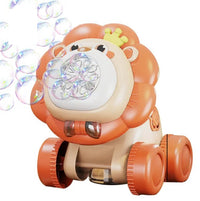 Rechargeable Cute Pet Lion Bubble Machine