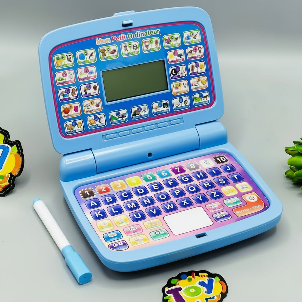 49 Keys Kids Laptop With Display - Blue