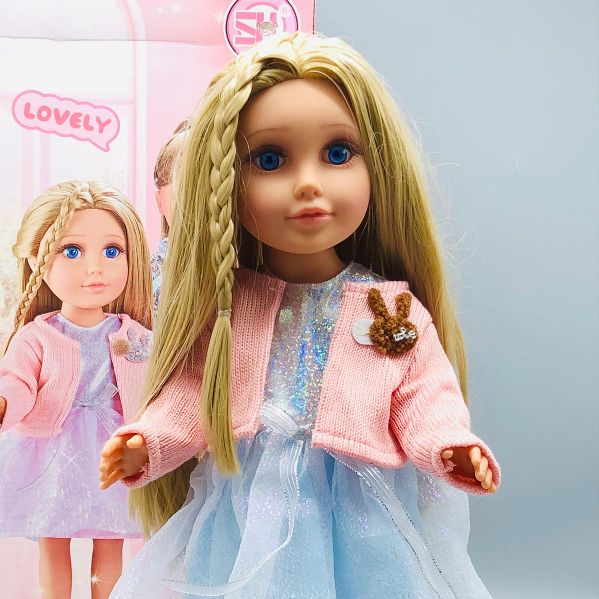 18* Inches Premium Movable Joints Princess Sparkle Doll