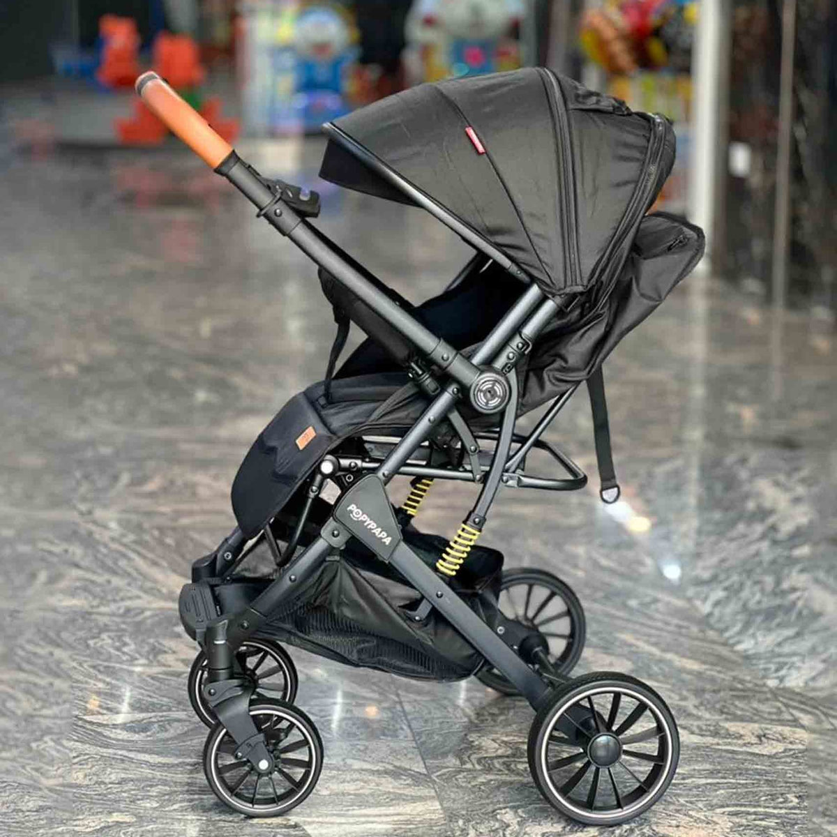 PopyPapa Foldable Baby Stroller With Reversible Handle
