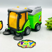 4Pcs Inertial Clean City Themed Vehicles