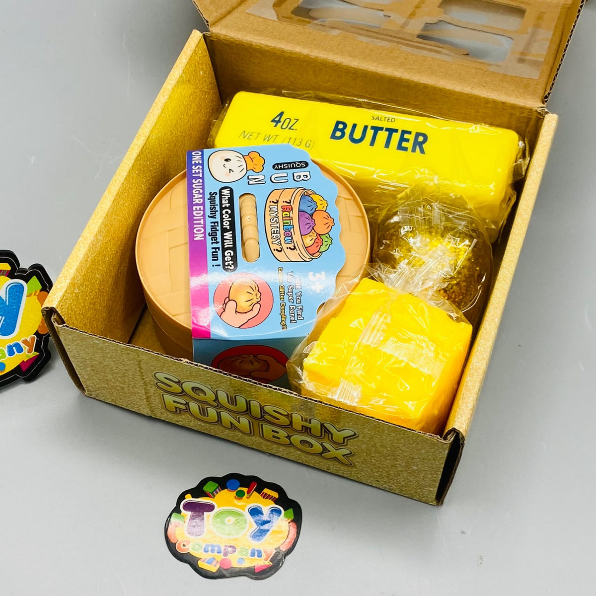 4Pcs Squishy Fun Box