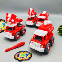 4Pcs DIY Fire Fighting Screw Vehicles