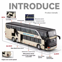 1:30 Diecast Double Decker Bus Model