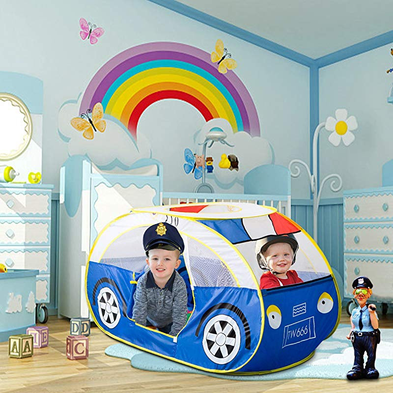 Premium Police Car Tent Without Balls