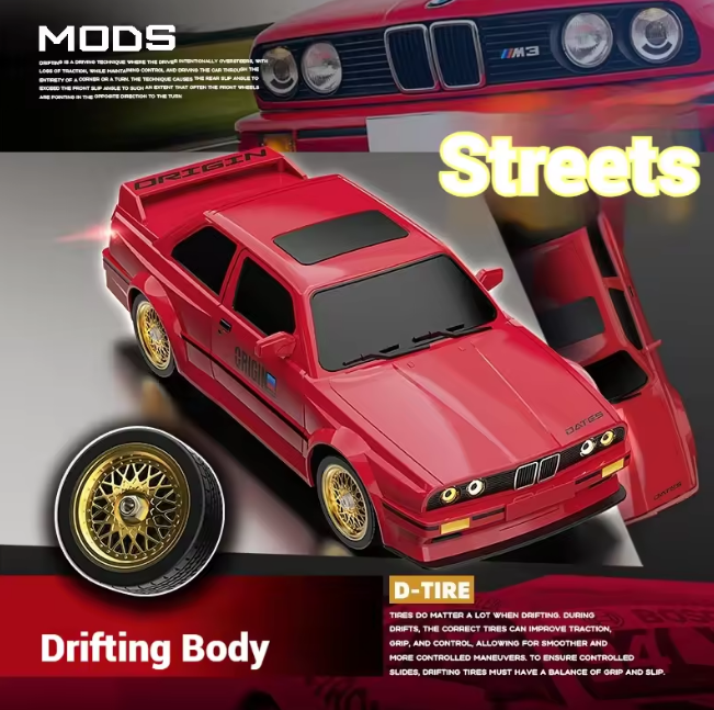 2.4G RC 30Km/h 4WD BMW E30 Drifting Car