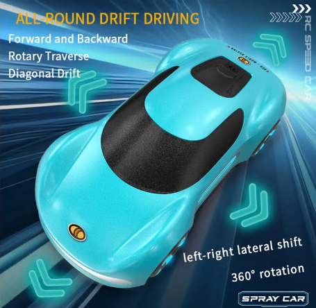 Electric RC Concept Stunt Spray Car