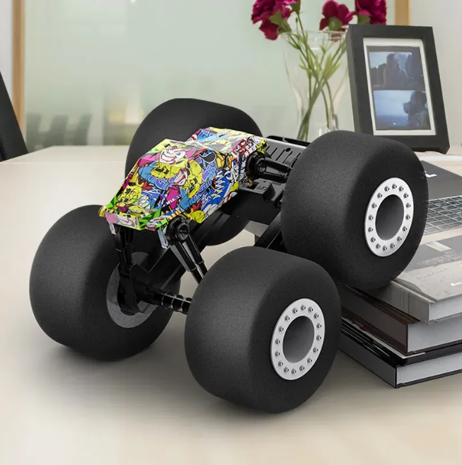 2.4GHz RC Sponge Wheels Stunt Car