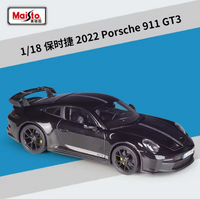 Maisto 1:18 Porsche 911 GT3 Model - Black