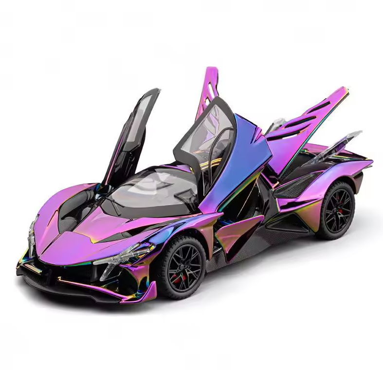 1:24 Diecast Electroplate Apollo EVO  Model