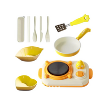 13Pcs Kids Realistic Duck Kitchen Cooking Set