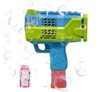Battery Operated Kids Colorful Bubble Blaster Gun