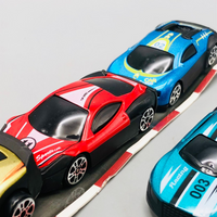 10Pcs Mini Inertial Cars With Launcher - Assortment