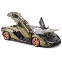 Bburago 1:24 Lamborghini Sian FKP 37 Model - Green
