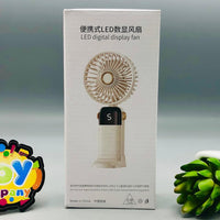Rechargeable LED Digital Display Cooling Fan