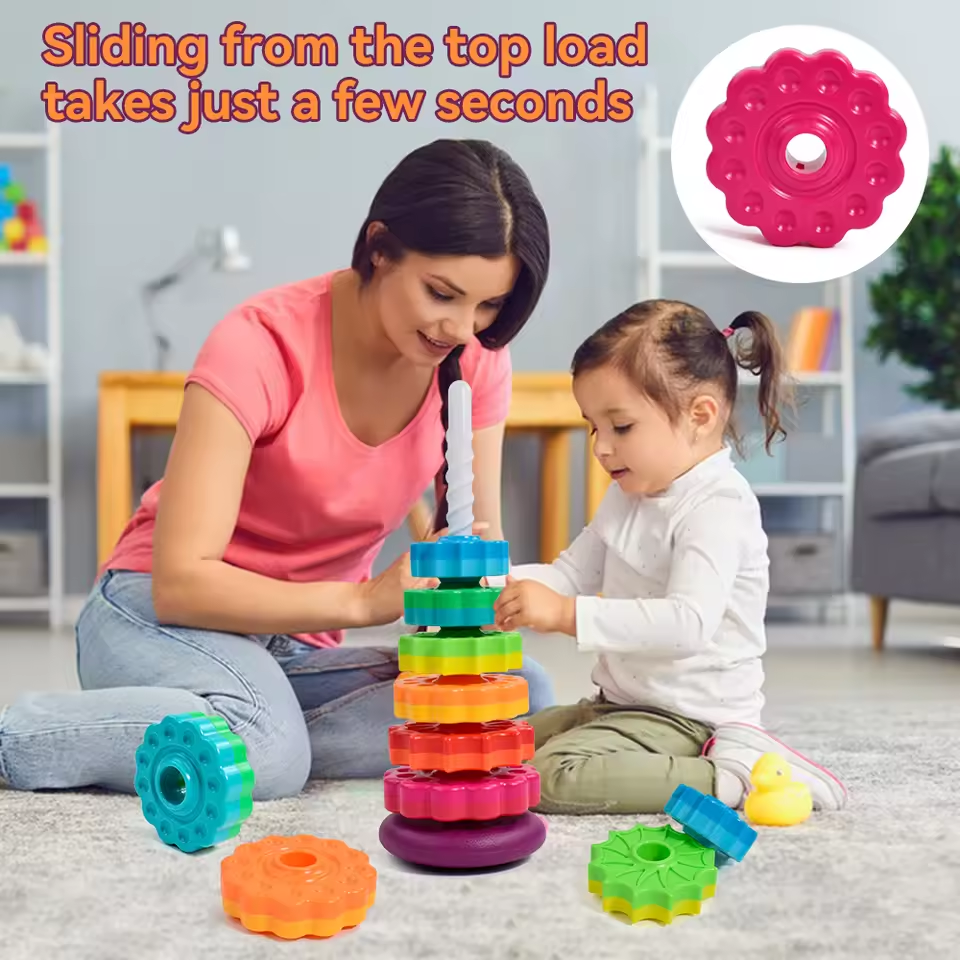 Rainbow Tower Toy For Kids