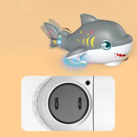 Electric Musical Ball Blowing Shark With Lights