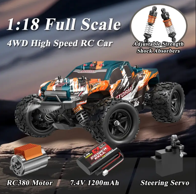 36km/h RC 1:18 Off-Road Racing Truck