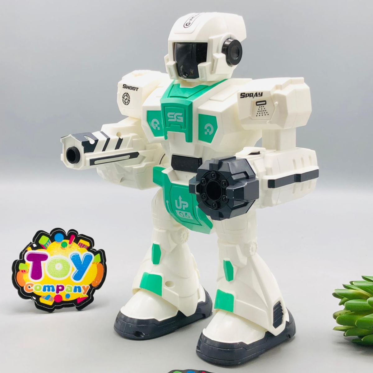Multi-functional Smoke & Water Bullet Shooting Robot