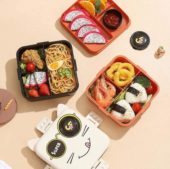 Premium Plastic Cat Eye Lunch Box