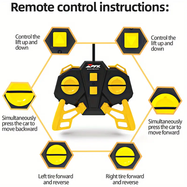 40MHz Remote Control Dumper With Lights