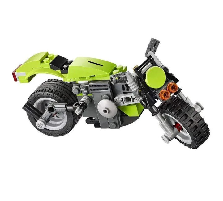 DIY 3in1 Harley Cruiser Lego Bricks Set - 129+Pcs