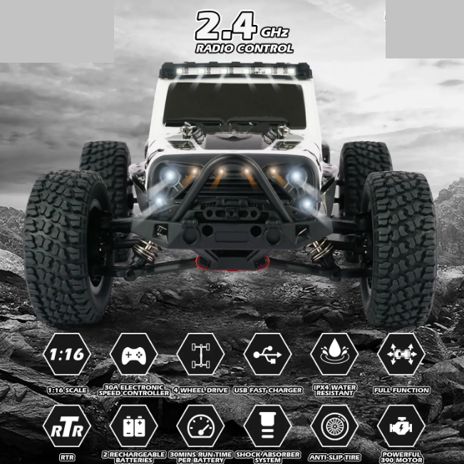 60km/h RC High Speed Monster Off-Road Truck