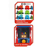 2in1 Double-Decker Transport Train With Light & Sound