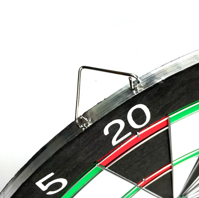 15" Professional & Leisure Double-Sided Dart Board - 6 Steel Tip Darts