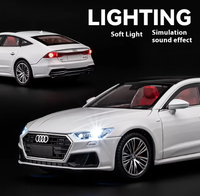 1:24 Diecast Audi A7 Model Car With Headlights